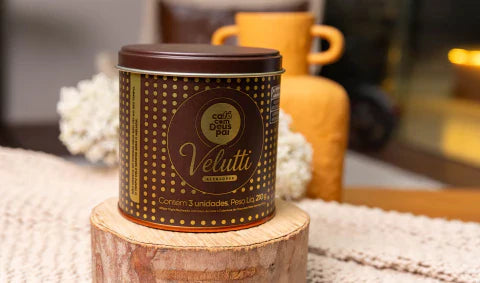 Lata Alfajor Velutti com 3 unidades