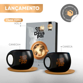 Café com Deus Pai vol. 6 (capa dura) + 2 canecas (2025)