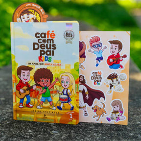 Volume 1 Café com Deus Pai Kids + Copo