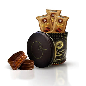 Lata Alfajor Velutti com 3 unidades