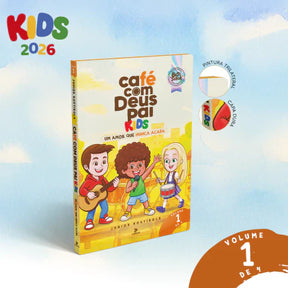 Volume 1 Café com Deus Pai Kids + Copo